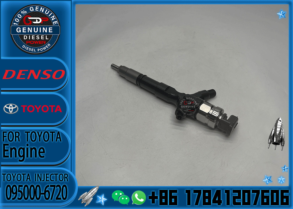 1VD-FTV 095000-6720 Common Rail Diesel Injector 095000-7180 095000-8050 095000-8060 095000-9700 for Toyota