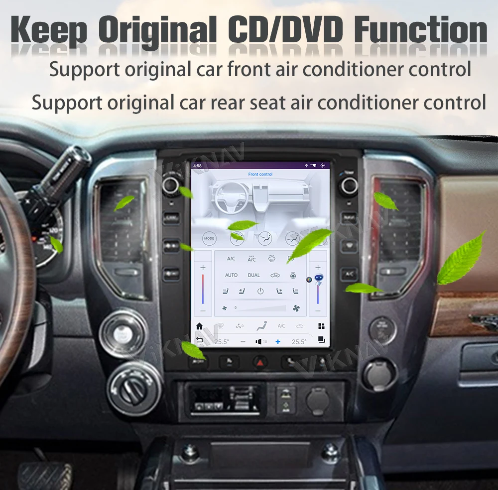2016-2019 Viknav Android Nissan Titan Radio Multimedia Player 12.1 Inch