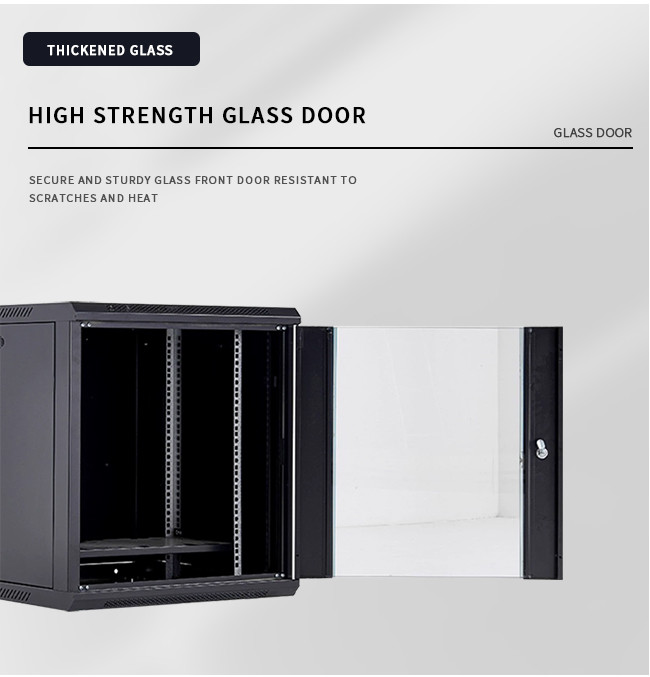 9U Assembling Network Equipment Cabinet Locking Server Cabinet