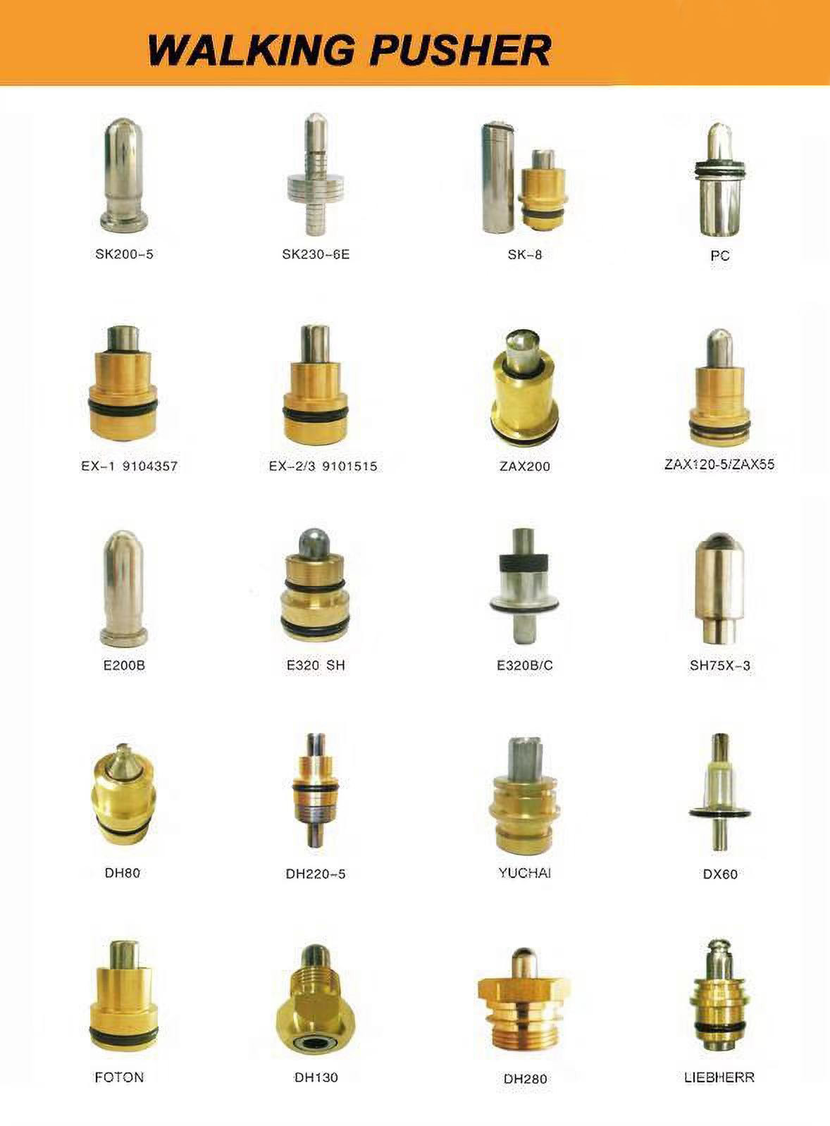 Excavator Joystick Pilot Valve Pusher Kit Hydraulic Pilot Valve