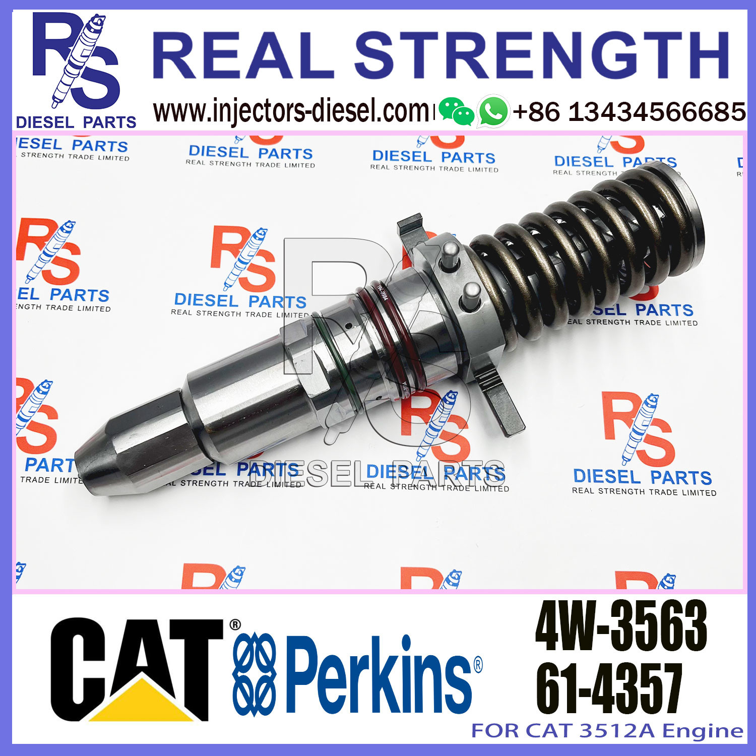 Diesel Common Rail Injector 4W-3563 7E-3382 9Y-1785 7C-4184 10R3053 9Y-0052 61-4357 For C-A-T