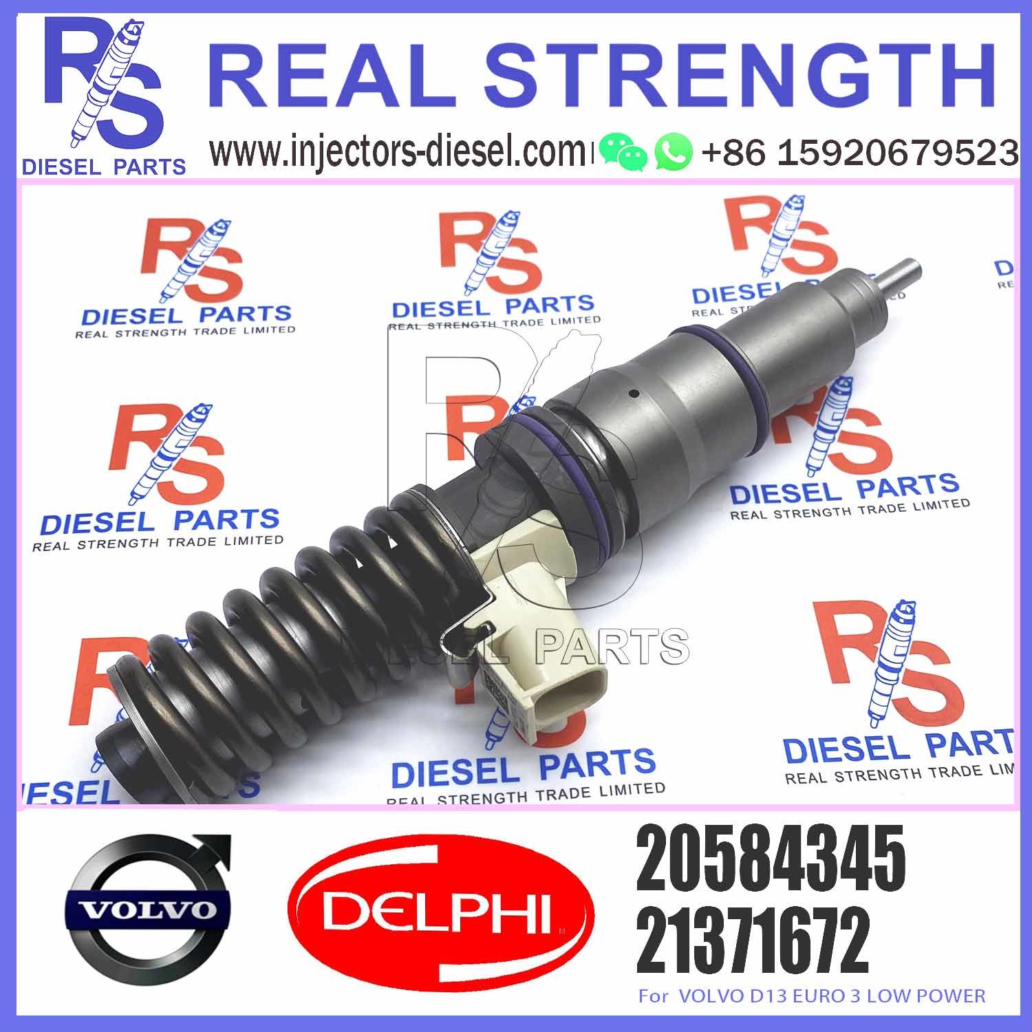 20972225 20972225 OEM 20584345 20972225 21340611 21371672 BEBE4D24001 Diesel Engine Fuel Injector BEBE4D08001