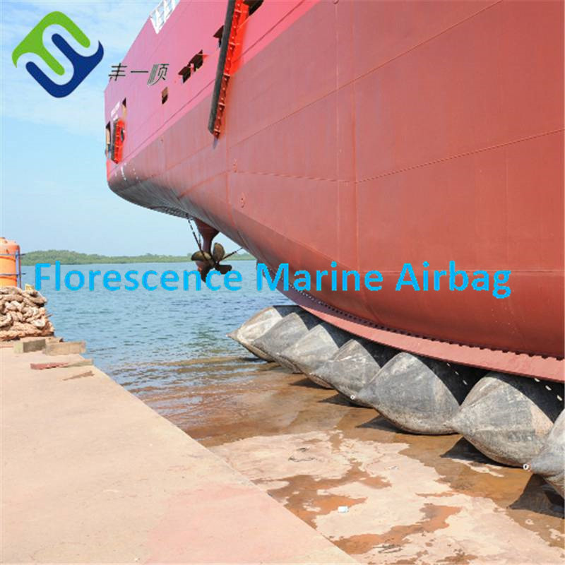 BV Certificate Ship Launching Airbag Cylindrical Shaped Heavy Lifting