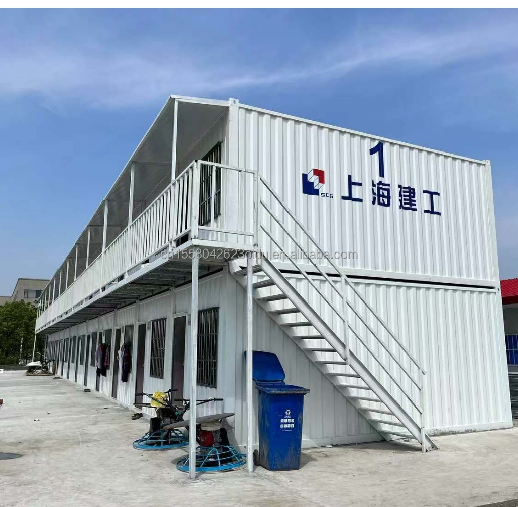 Quick Assembly Portable Flat Pack Container House for Modern Office Beach House and Construction Engineering Camps