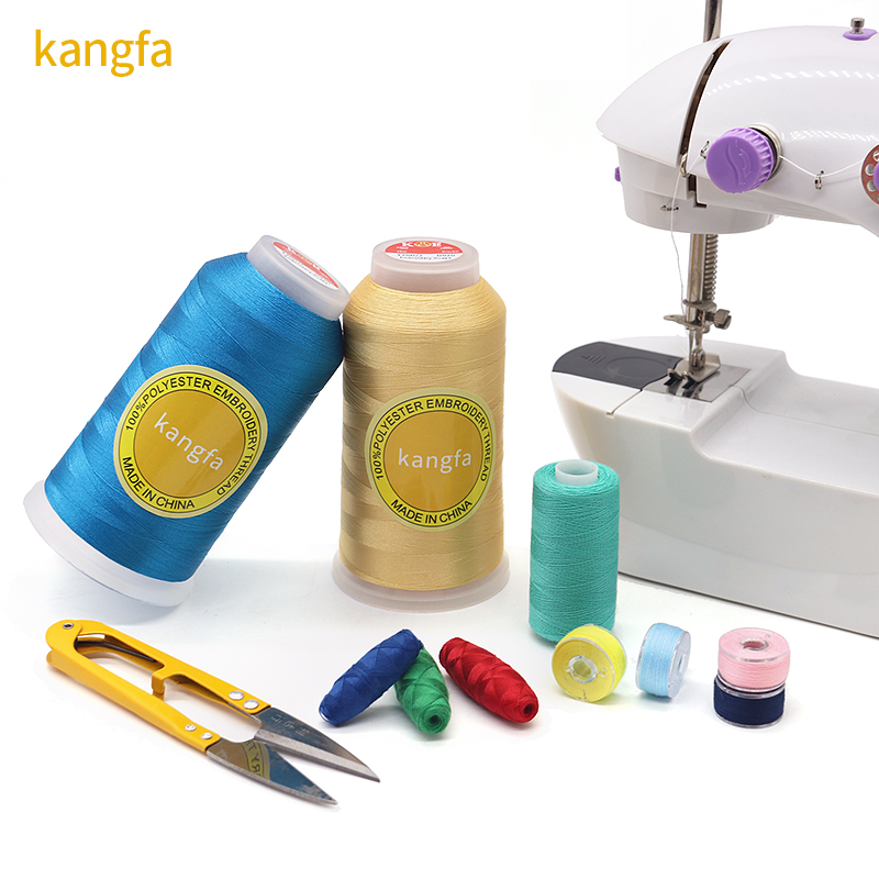4000Y Embroidery Machine Threads 100% Polyester 120d/2 for in Low Shrinkage Embroidery
