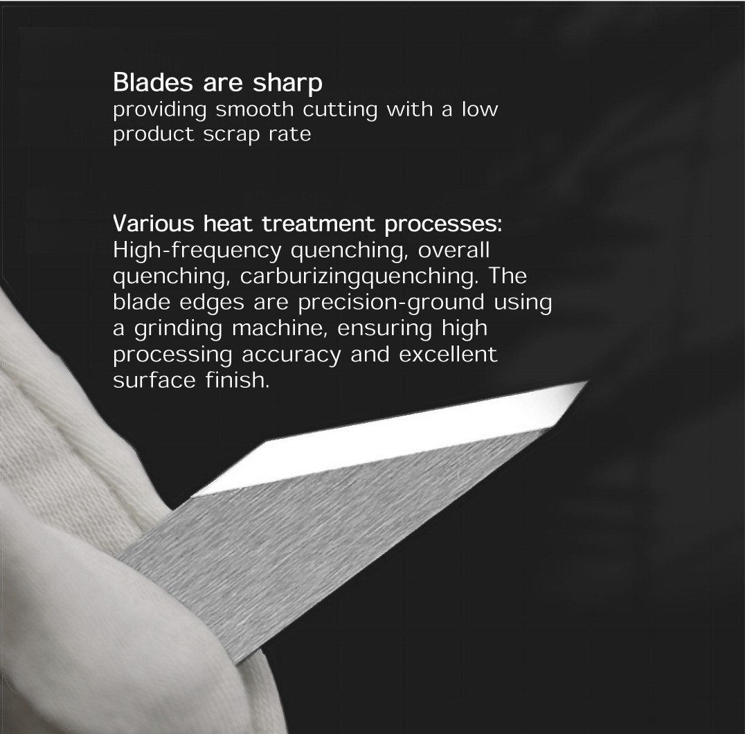 Customized Vibrating Knife Blade / Cutting Machine Blade Oscillating
