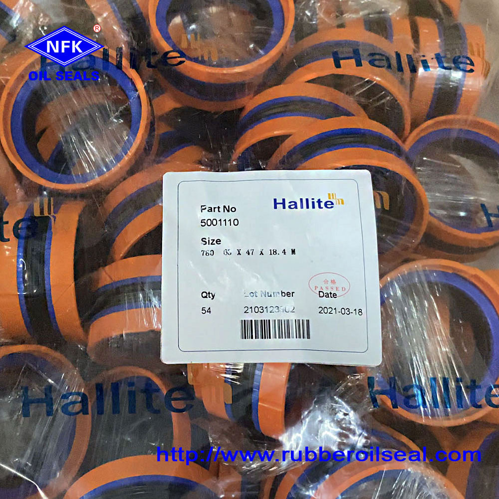 Original Hydraulic Seals Parts Hallite 780 Piston Seal Excavator Hydraulic Hydraulic Cylinder Seals