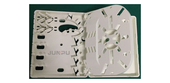 White SC FTTH Fiber Optic Termination Box 4 Core Applied For Indoor Use