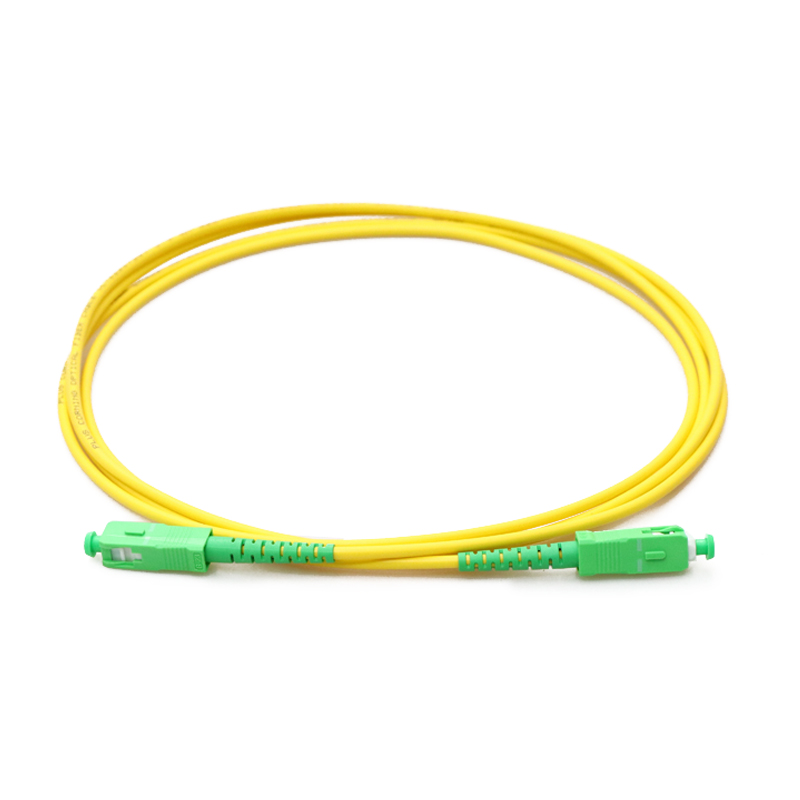 3 Meter SC APC Patch Cord Single Mode Simplex 9/125 Armored