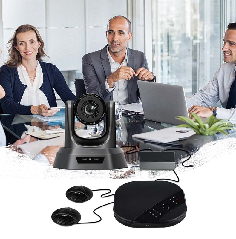 10X Zoom Full HD 1080P Video Conference Camera Kits All in One Video Conference Solution