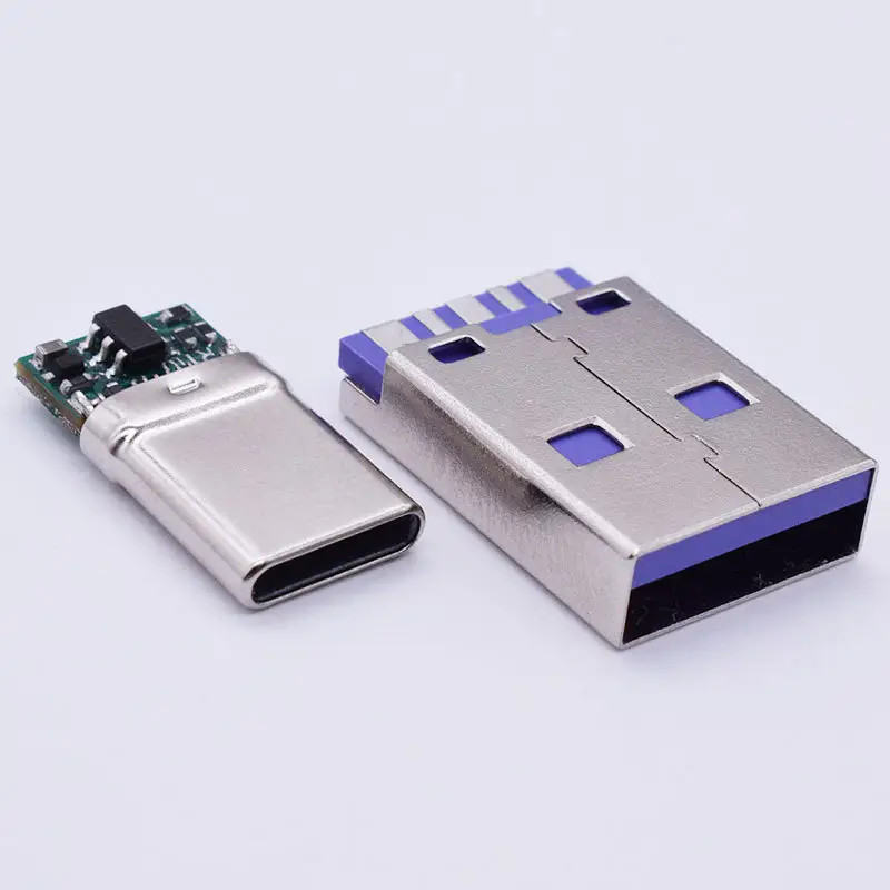 Charger 65W USB 3.1 Type C Male Connector For SamSung Huawei OPPO Vivo Xiaomi Android
