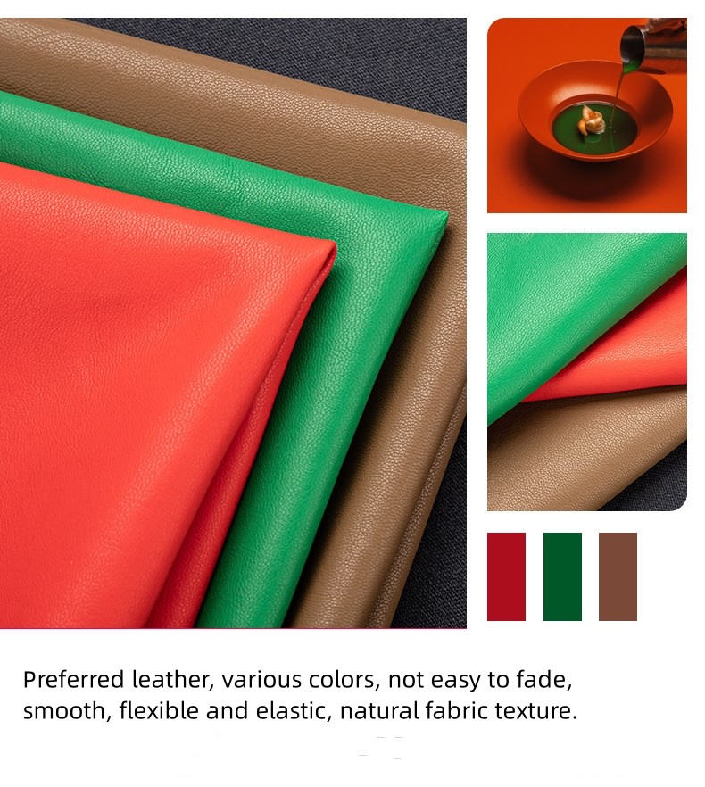 Customized Protein Garment PU Leather Washable Clothing 0.7mm Thickness