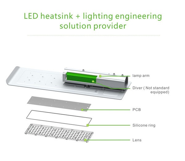 nichia 135lm/w meanwell HLG driver 120w 150w price osram led street light