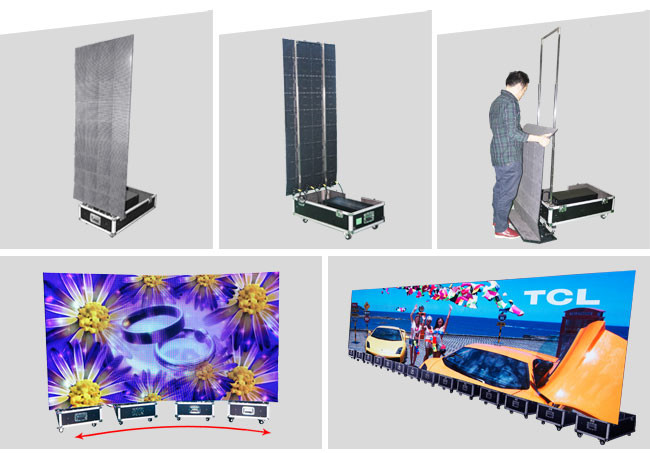 Totem HD LED Display SMD 3528 Stage Video Screens With 68 Pin Connection