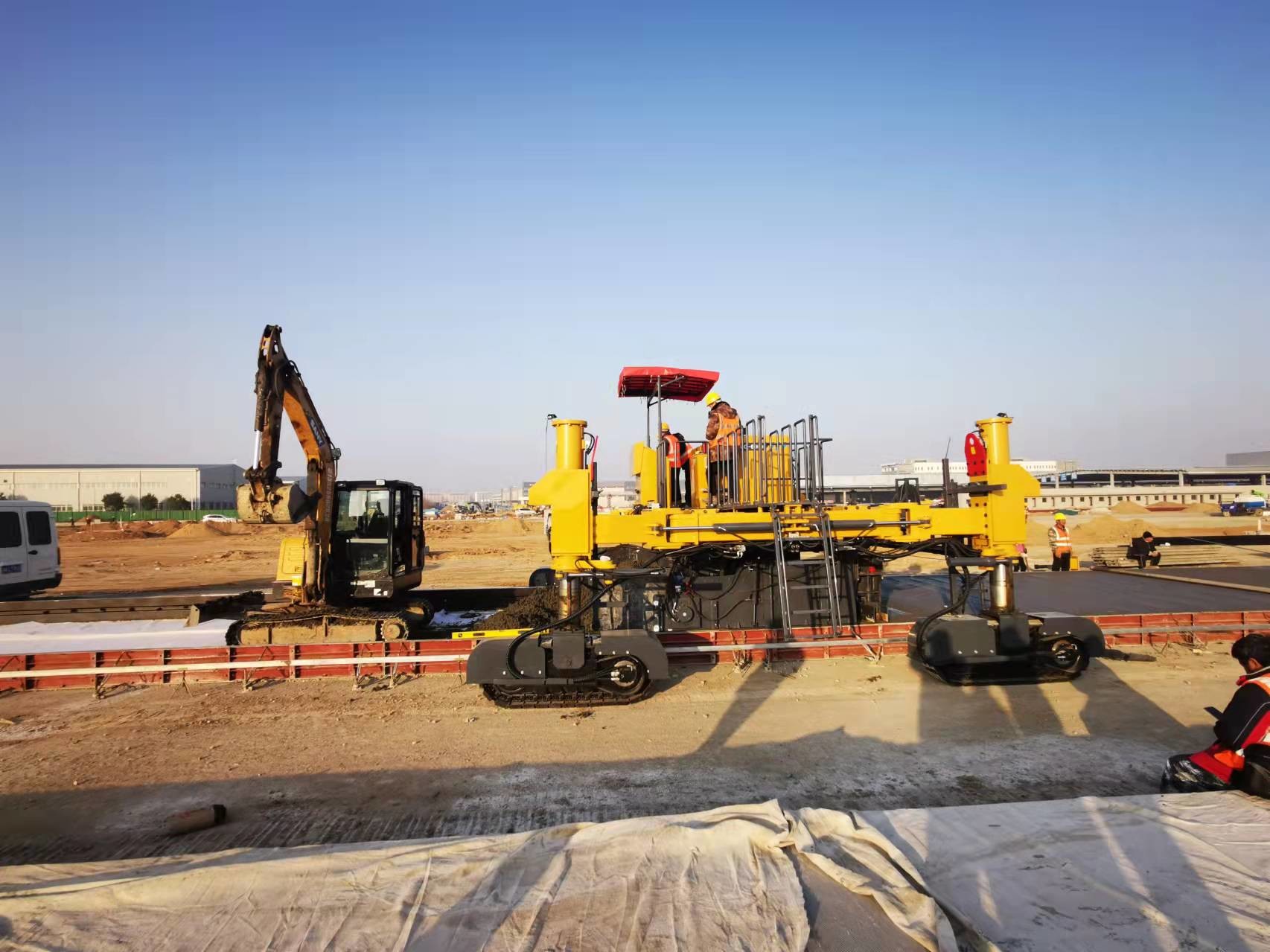 Airports 6 Meter Slipform Paver Machine Slip Form Concrete Machine