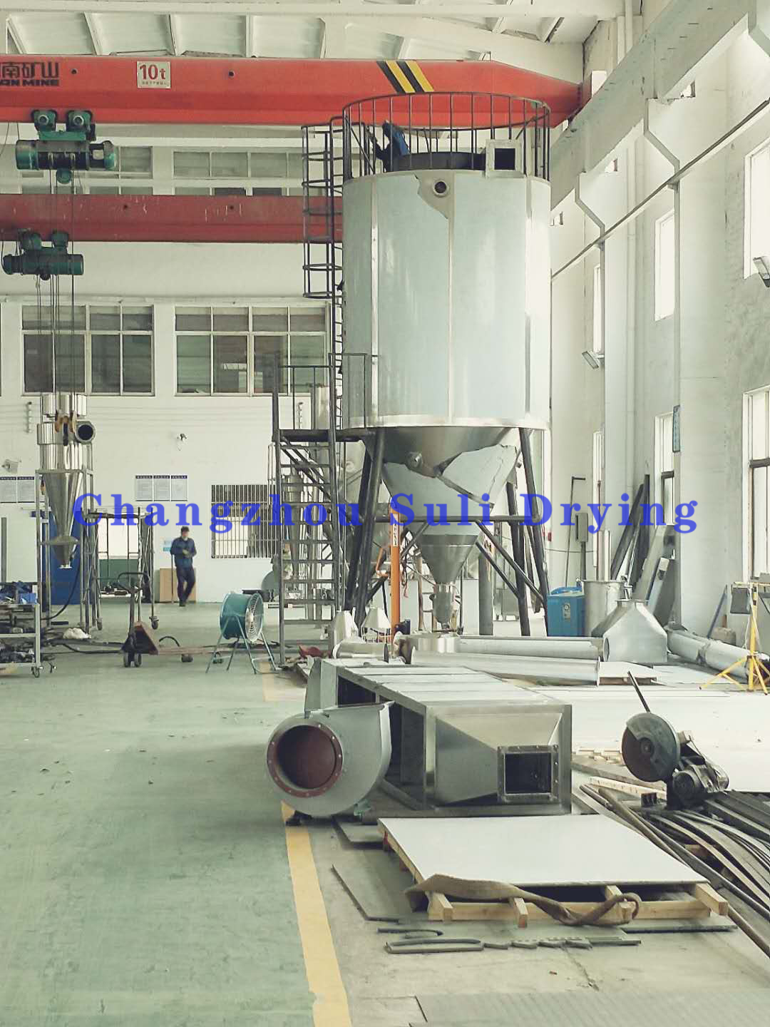 Garlic Spray Dryer Machine 150kg/H 200kg/H Spray Drying In Food Processing
