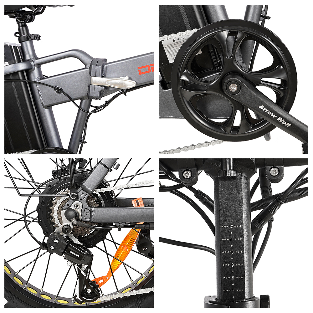 EU Warehouse Stock E-Bike High Speed Folding Electric Bicycle With Custom Logo Pattern