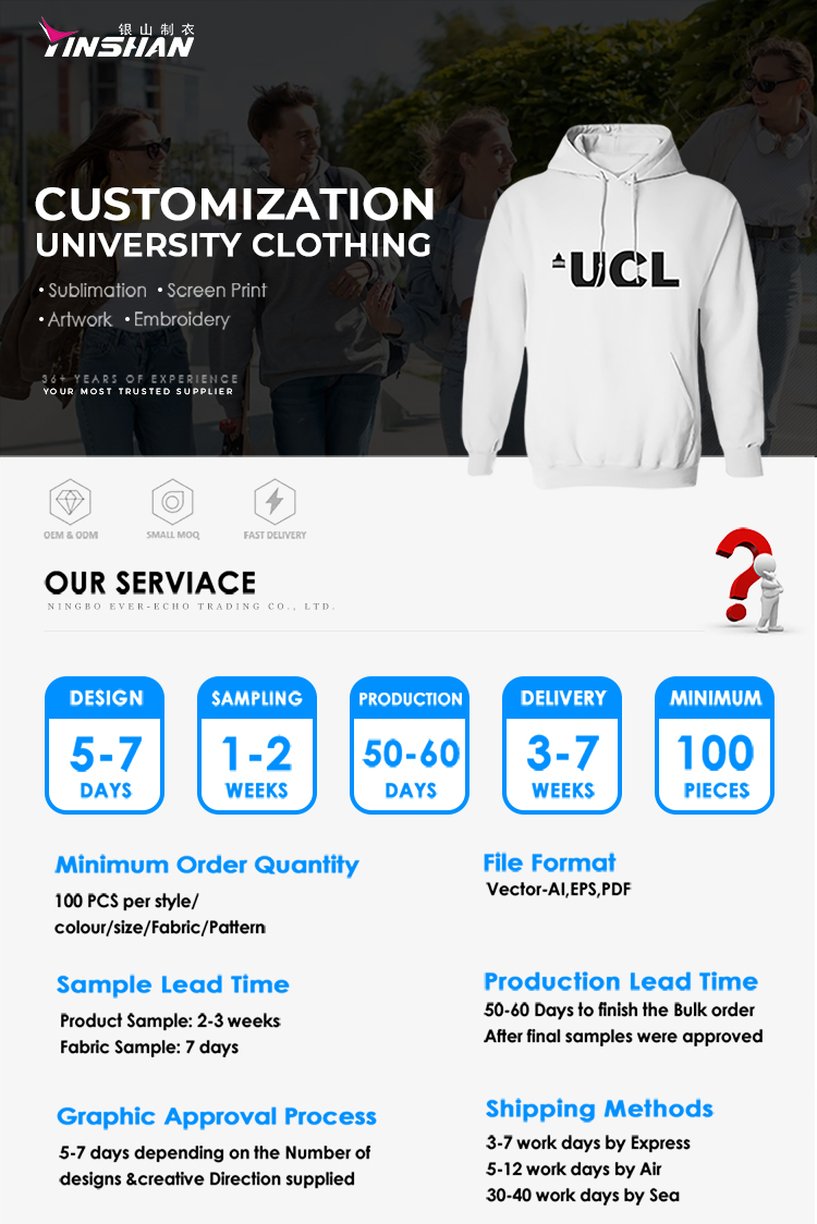 Customized Logo Printing University T-Shirt for Promotion Opportunities