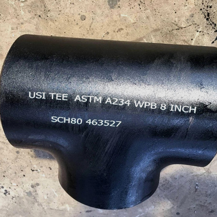 Threaded Sch40 Carbon Steel Tees Astm Wpb A234 Pipe Fitting