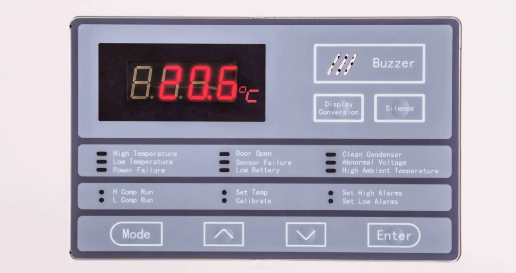 Energy Saving -86 Degrees Ult Freezer with 340 Liters Capacity for Laboratory and Hospital