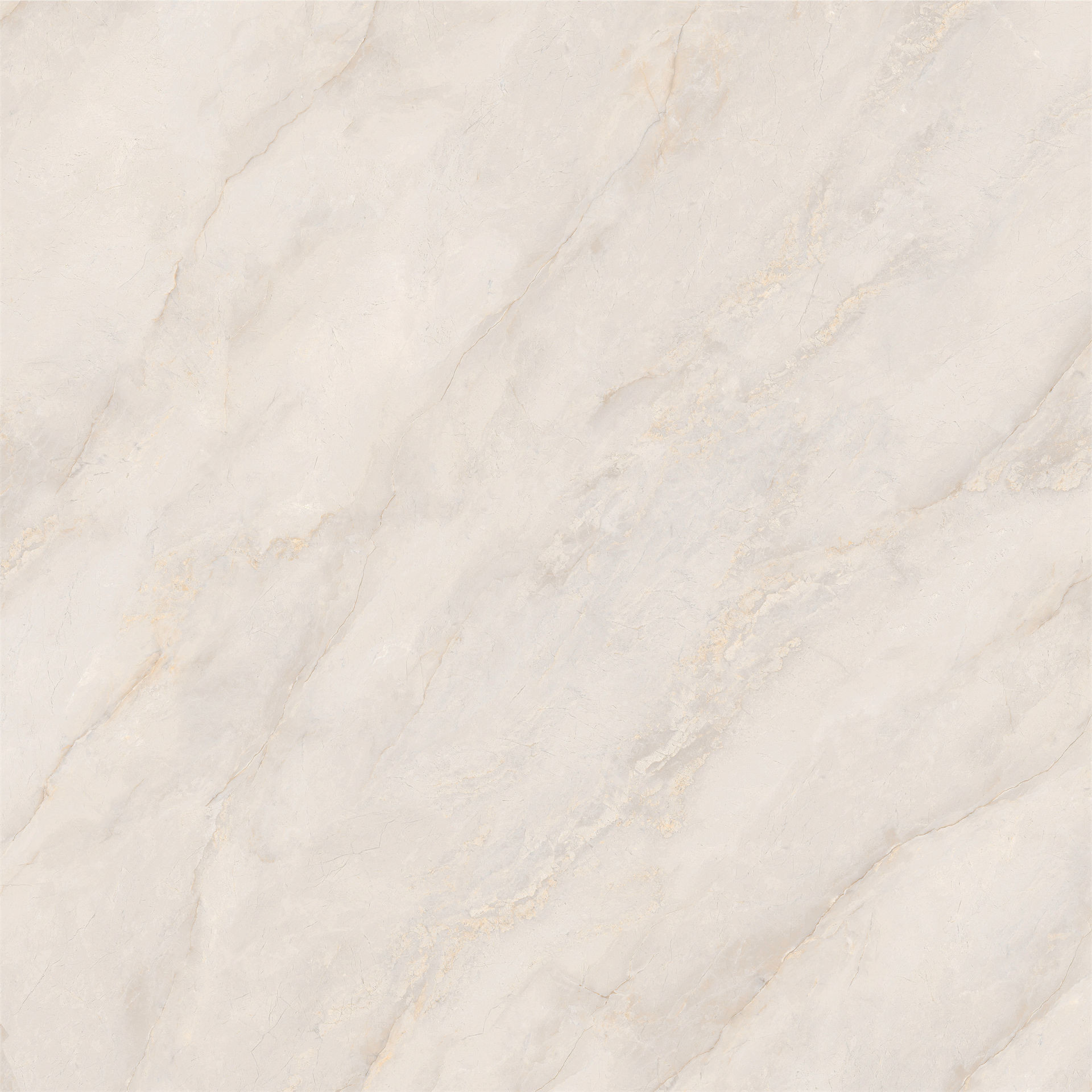 Durable Light Yellow Marble Polished Sintered Stone Slabs 1200x1200mm For Dining Room