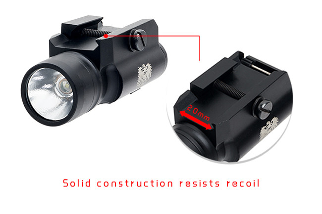 Super Bright Pistol M3 Tactical LED Flashlight For Outdoor Hunting
