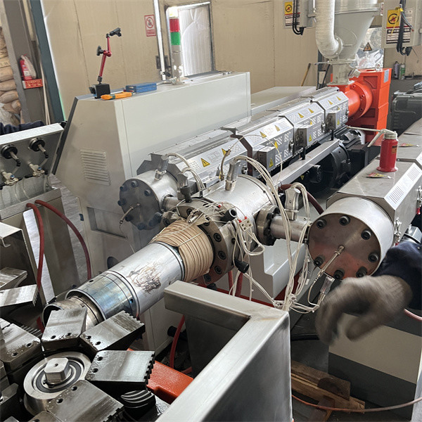 2-6m/Min Double Wall Corrugated Pipe Machine Sewer / Drainage Pipe Extruder Machine