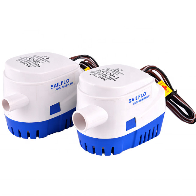 Automatic 12v 1100gph Submersible Outboard Water Pump Impeller