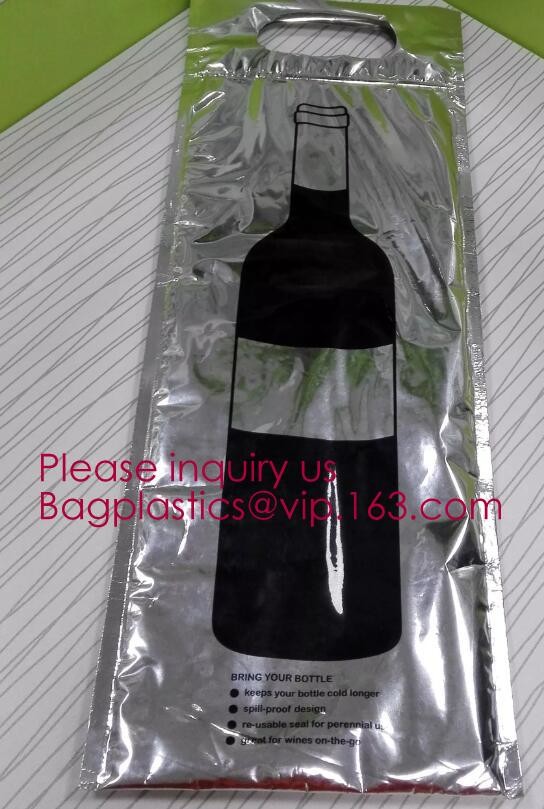 Aluminum Foil Cooler Bag Thermal Bag for Fruit Chocolate Frozen Food Delivery,Cooler Bag 4inches, 6inchs, 8inchs, 10inch