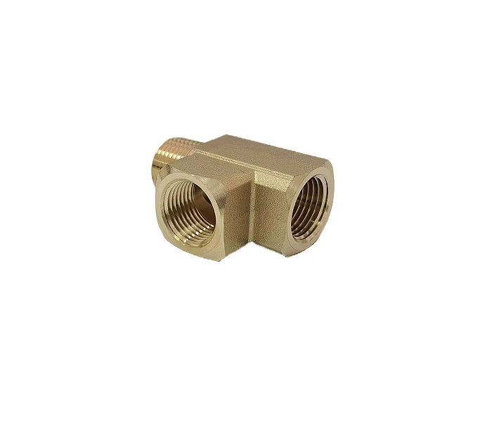 CNC Brass 90 Degree Elbow 3/8 NPT Male 3/8" NPT Female