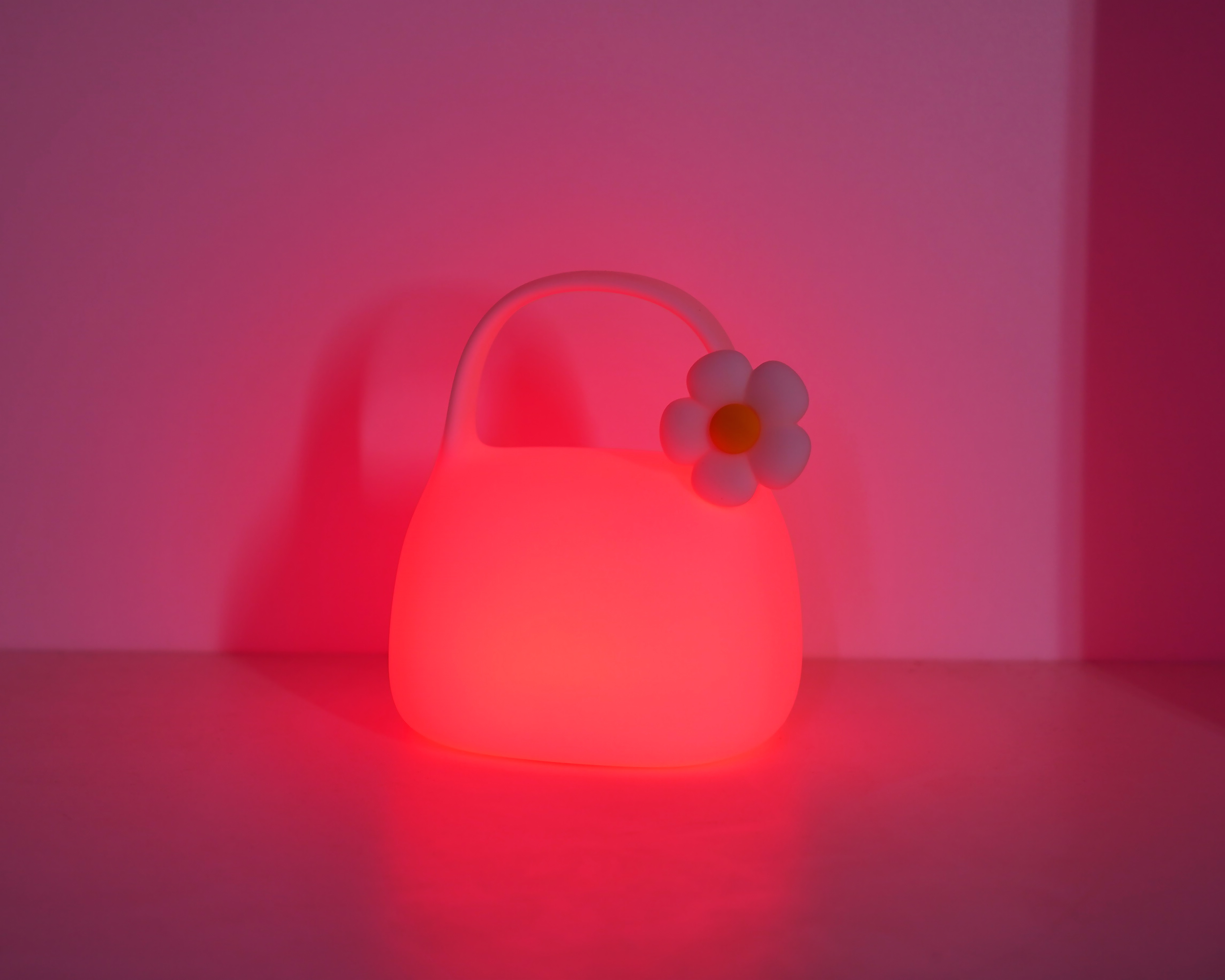 Modern Cute Portable Lamp Warm White LED Table Lamp for Bedroom USB Rechargeable Silicone Material