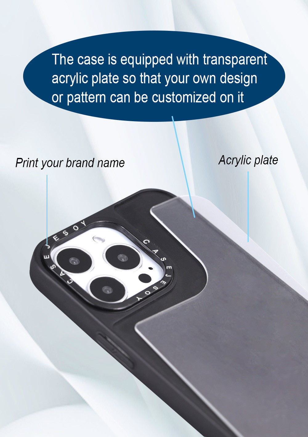 Custom Tpu Pc Mirror Plate Uv Print Mobile Phone Cases For IPhone Samsung