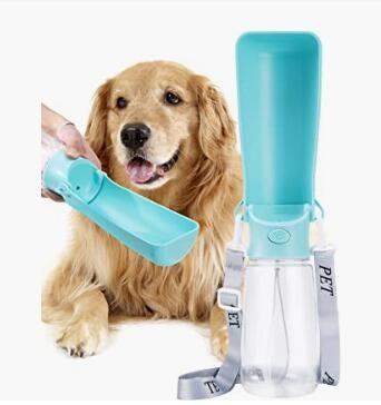 Dog Water Bottle for Walking, Pet Water Dispenser Feeder Container Portable with