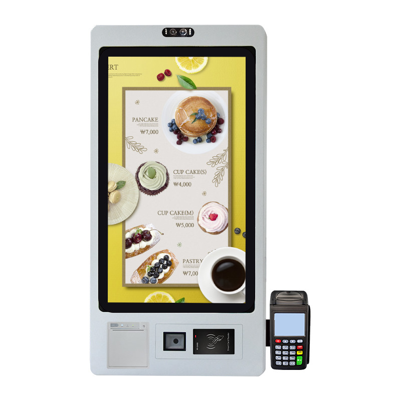 Self service kiosk touch screen barcode reader Scanner kiosk