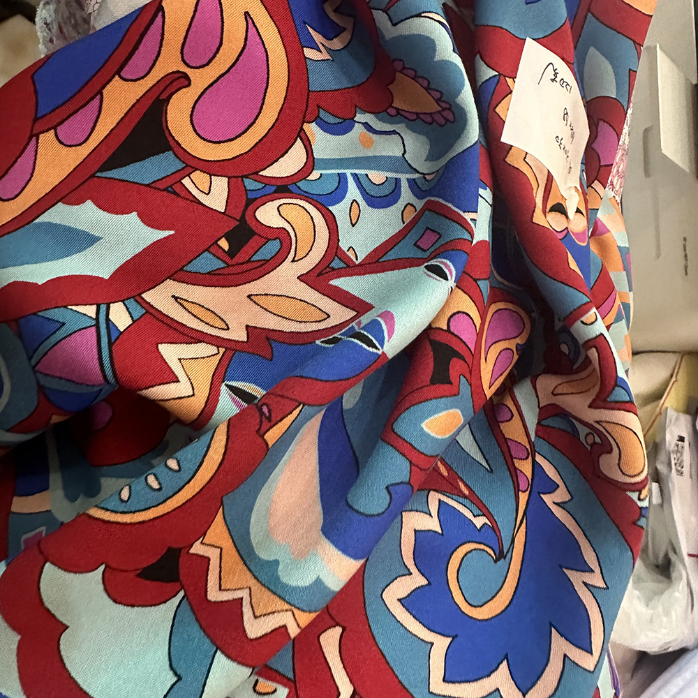 Rayon Challis Printed Fabric 100% Rayon Viscose Fabric Dress Shirt Fabric