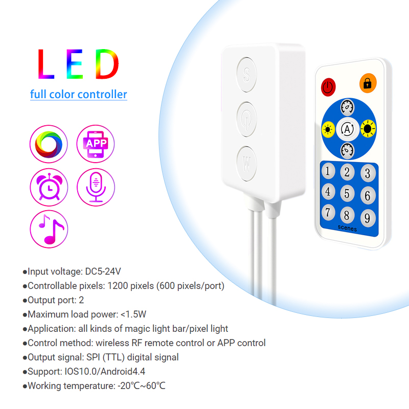 Intelligent Wireless LED Strip Smart Controller For Symphony Light Bar