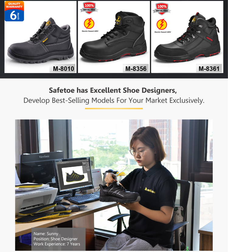 Anti-Impact Safety Shoes Work Boots 200 Joules Impact Industrial Safety Boots