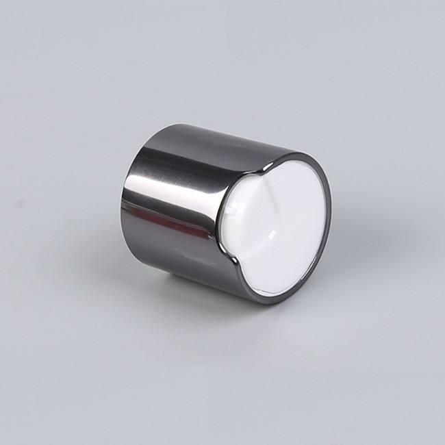 Tassel 24/410 Shiny Grey Aluminium Disc Cap For Shampoo Body Lotion
