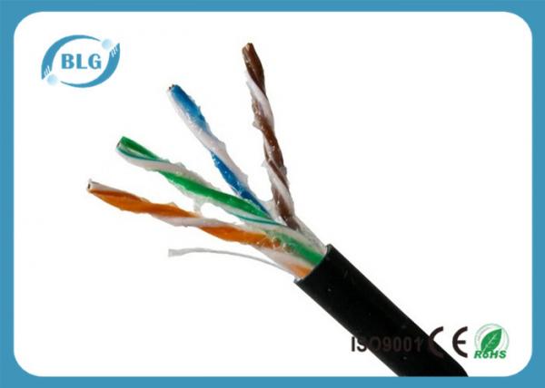 Quality Outdoor Cat5e Lan Cable , Computer Cat5e Network Ethernet Cable UTP With Oil 1000FT for sale