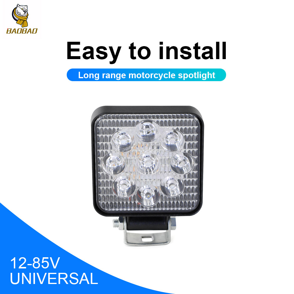 9 Bead White 12V Available Motorcycle Projector Mini Headlight