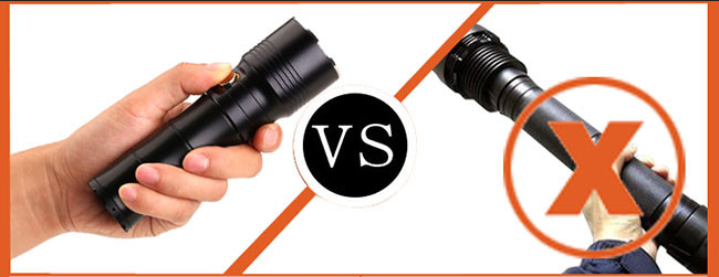 Powerful IP68 Waterproof Magnetic Torch Light 5W 450Lm With Cree LED