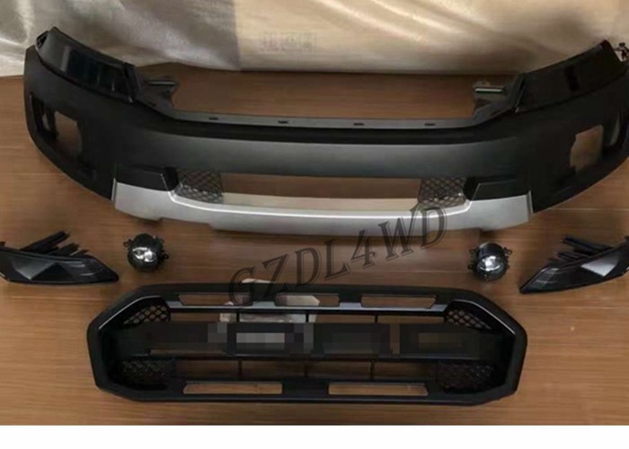 Front Grille Aluminum Alloy Skid Plate 4x4 Body Kits For Ford Ranger T7 2015-2017