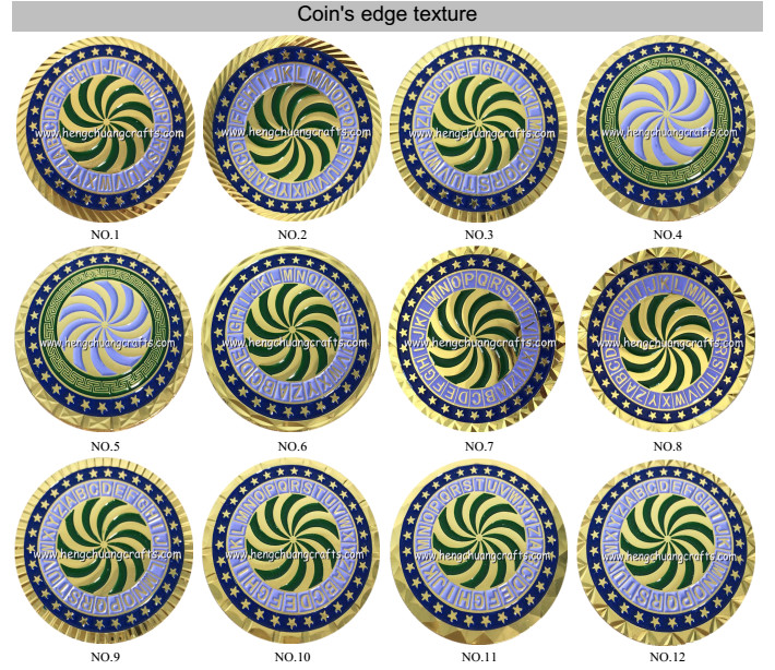 Custom wholesale coins, metal coins with different design and plated
