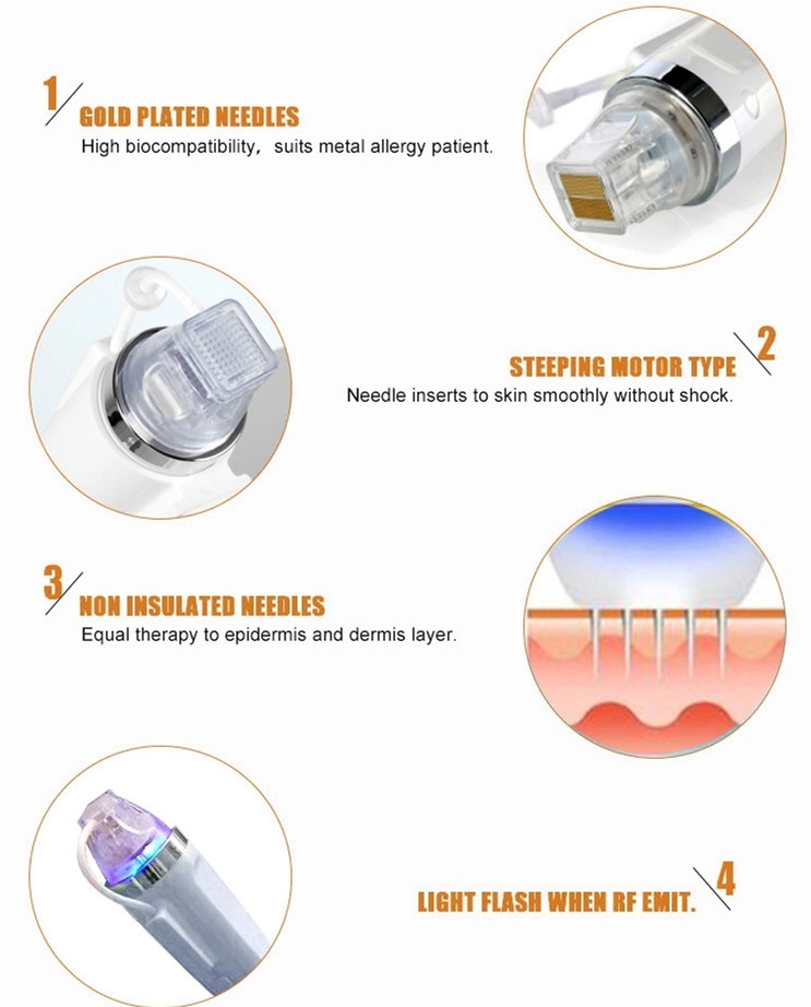 Professional Fractional Microneedle Face Lifting Rf Microneedling Machine