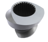 Tube Extruder Machine 92mm OD Extruder Screws And Barrels Metal Color High Self Cleaning Performance Ppr Pipe Extruder
