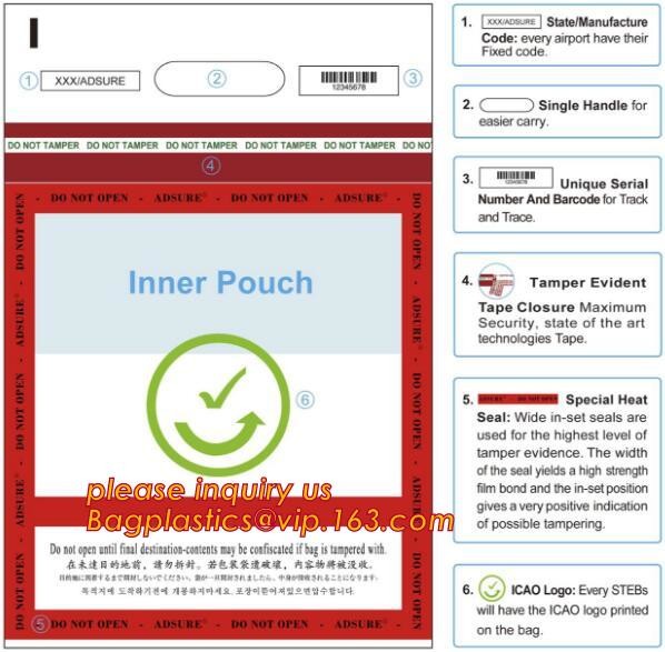 Steb Plastic Money Pe Bank Deposit Coin Security Pouch Bags With Seal For Cash Banking, Safety Cash Deposit Package Plas