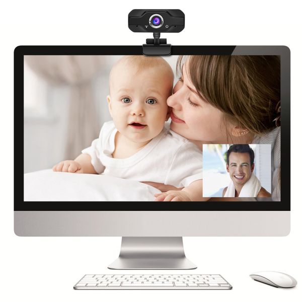 1080P HD CMOS MIC 2.0MP PC Desktop Web Camera driverless