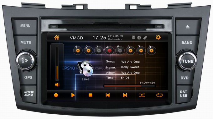 Autoradio DVD GPS TV for Suzuki Swift 2011-2012 with mp3 player OCB-7055