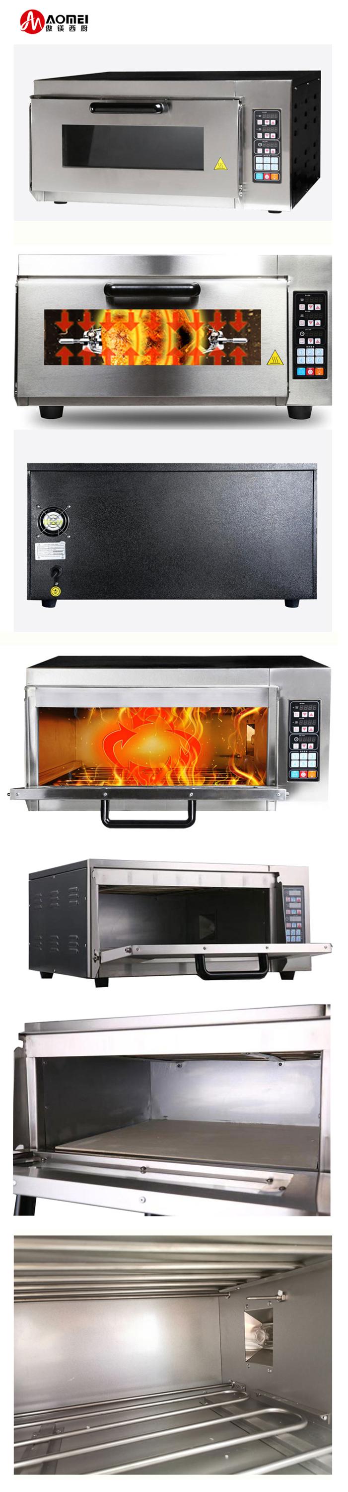 Single Glass Door Commercial Electric Baking Pizza Oven for High Demand Customers