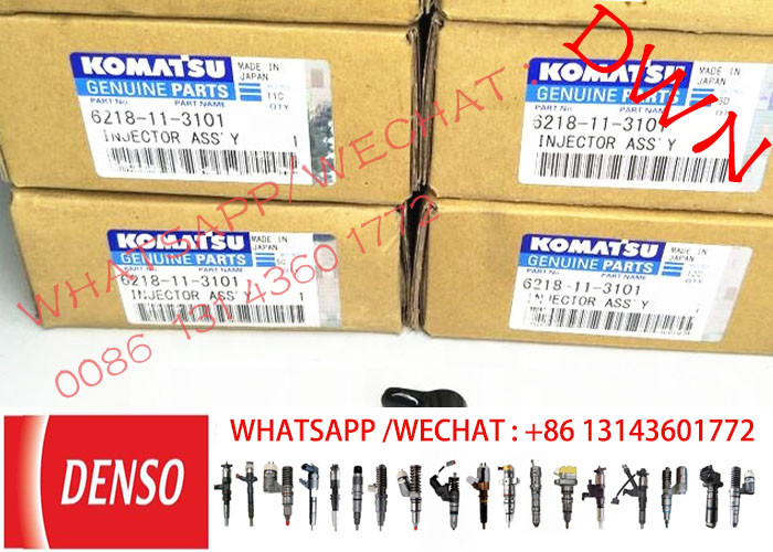 GENUINE original DENSO Fuel Injector 6218-11-3101 095000-0562 for KOMATSU PC600-8